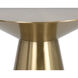 Carmel 19 X 19 inch Yellow Gold End Table